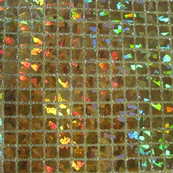 Gold Sparkly Stretch Fabric Glitzy Wear Outfits - Picture 4 of 5